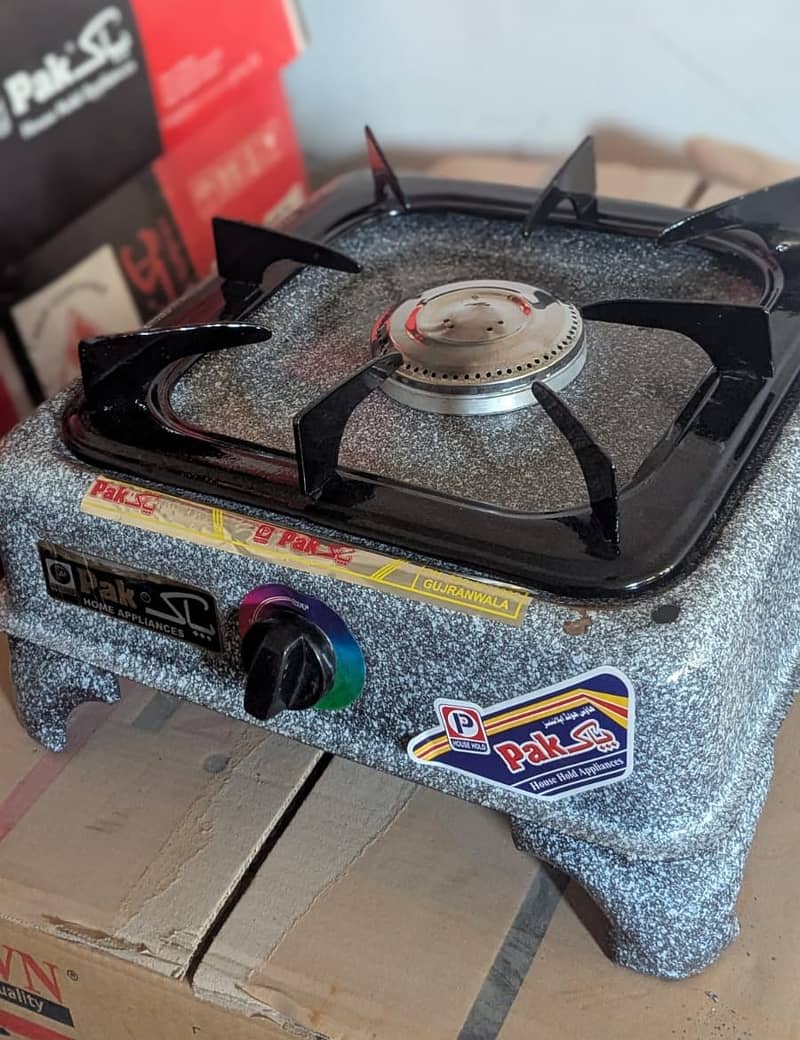 Pak MasterChef - Dual Steel Burner Gas Stove with Heavy Gauge 1