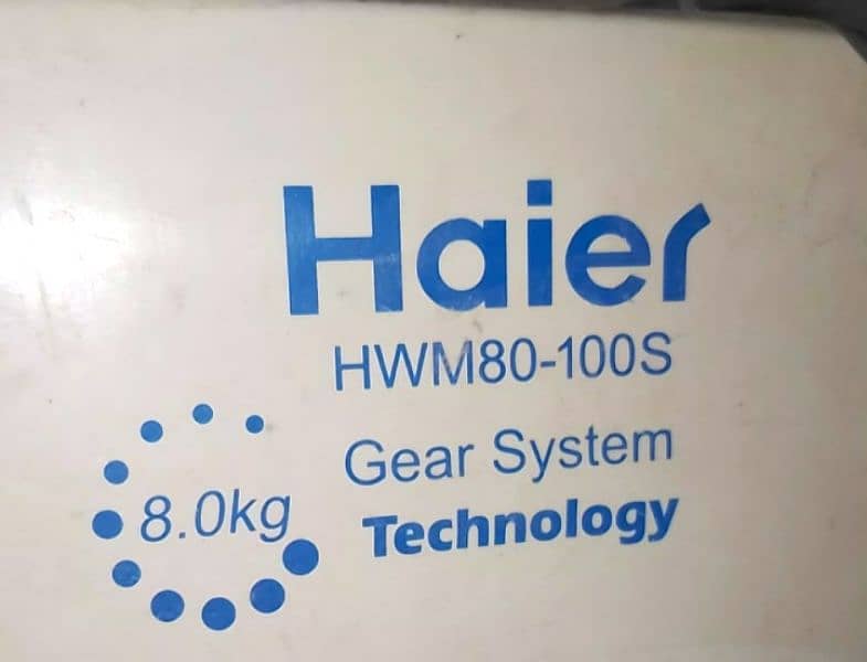 Haier washing machine with dryer 2