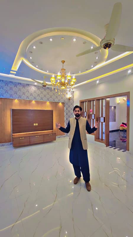 10 Marla Luxury Facing park View ultra modern Amazing design Brand New very beautiful hot location house for sale in Media Town Islamabad 10