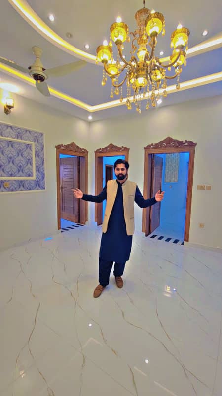 10 Marla Luxury Facing park View ultra modern Amazing design Brand New very beautiful hot location house for sale in Media Town Islamabad 12