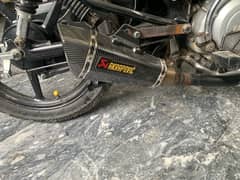 akrapovic shark 1 month used