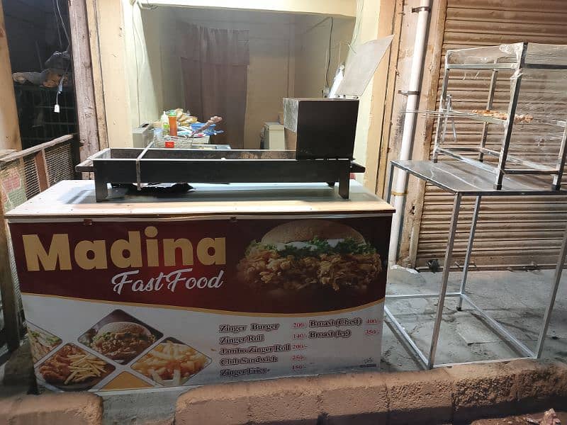 Fast food and bar b q setup for sale 4