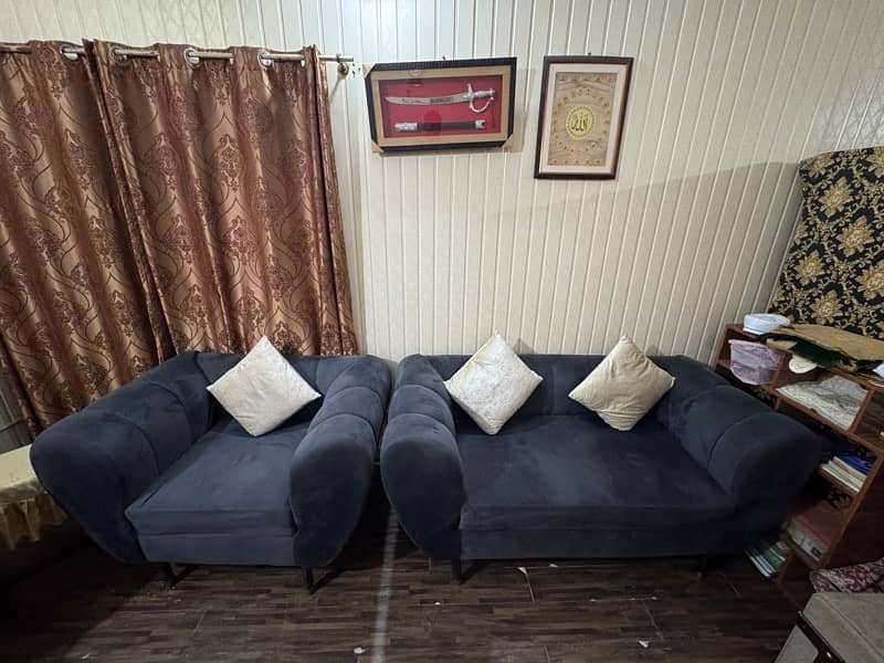 Sofa Set- Short Time Used- 10/10 Condition 1