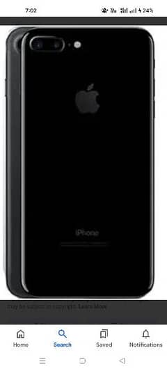 iphone 7 plus PTA Approved 128GB