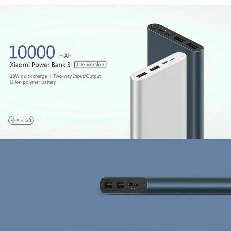 Xiaomi Mi 10000mah 22.5w Power Bank Usb-c Two-way Fast Charge 2