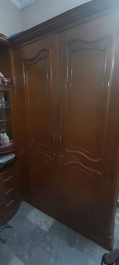 bed and wardrobe with dressing table for Sale