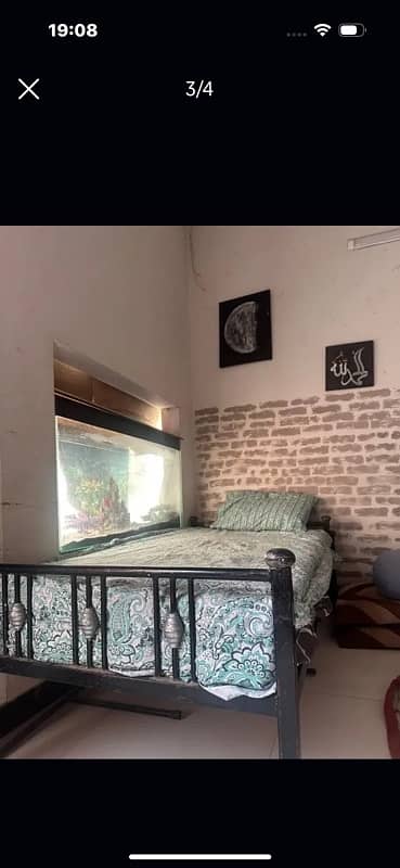 two single bed with mattress urgent sale 0