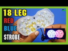 Bike LED light 18 light within yellow white colors