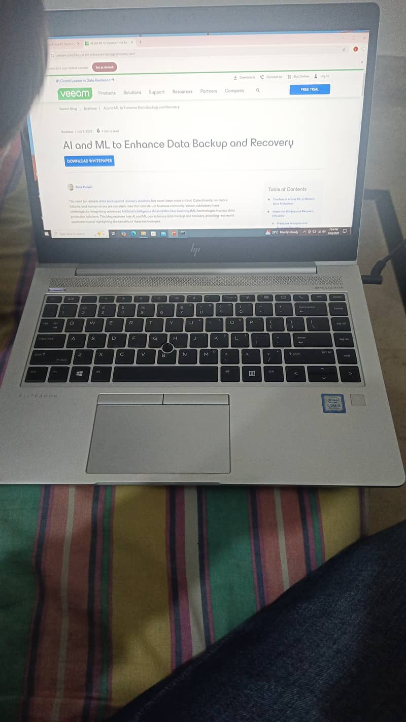 HP EliteBook 840G Corei 5 7th Generation,8GB RAM & 240 GB HardDisk 0