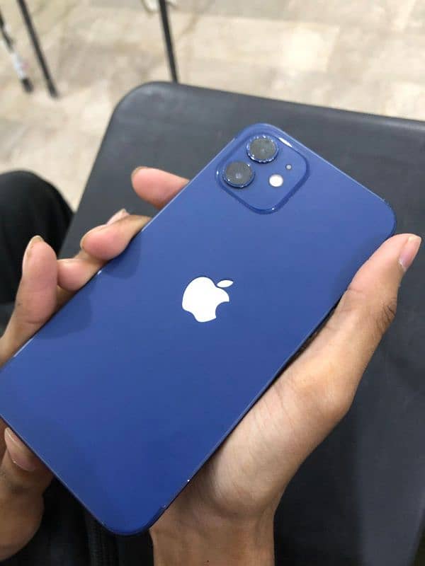 iphone 12 for sell blue colour factory unlock sim working 0