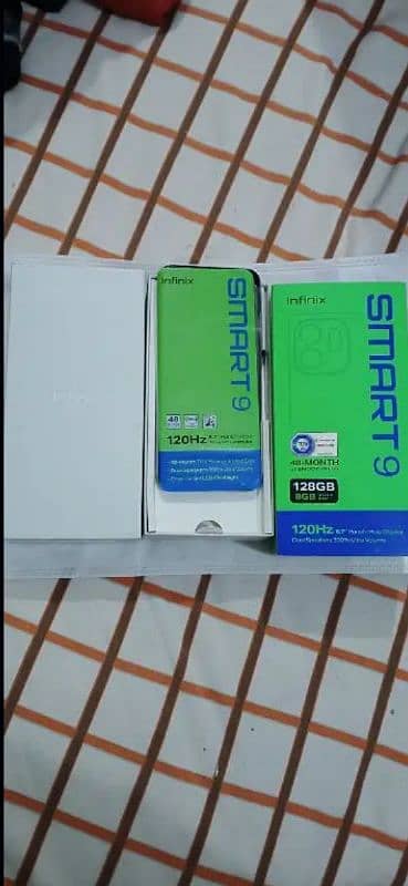 Infinix smart 9 4+4/128 full box 10by10 condition 5