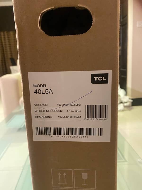 TCL 40 INCH SMART LED TV Model 40L5A Brand New 3