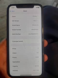 i phone XR 64GB 84% battery health water pack 4 month sim time