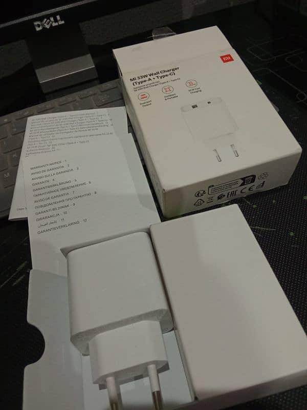 Mi 33W Wall Charger (Type-A + Type-C) 100% Genuine New Mi 4