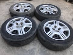 Rims Saday 15" with Tyres and wheel cups