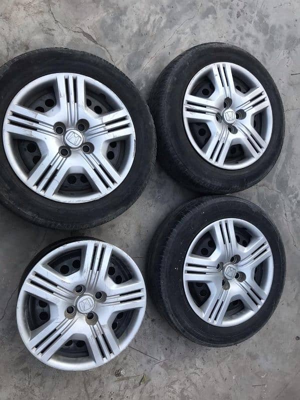 Rims Saday 15" with Tyres and wheel cups 2