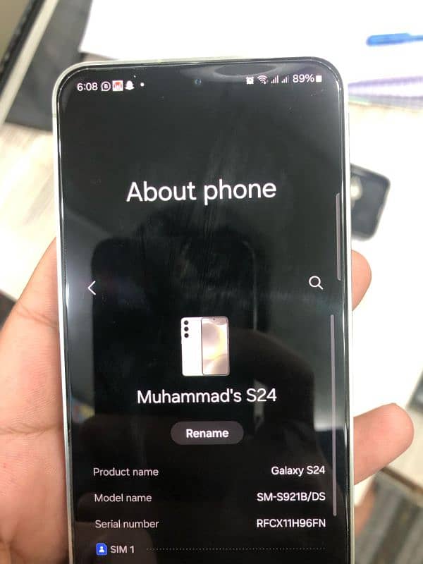 samaung s24 8gb 128gb 7