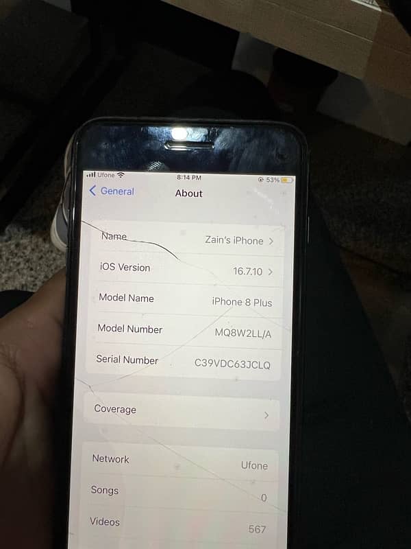 iphone 8 plus 256 gb pta aproved officially 7