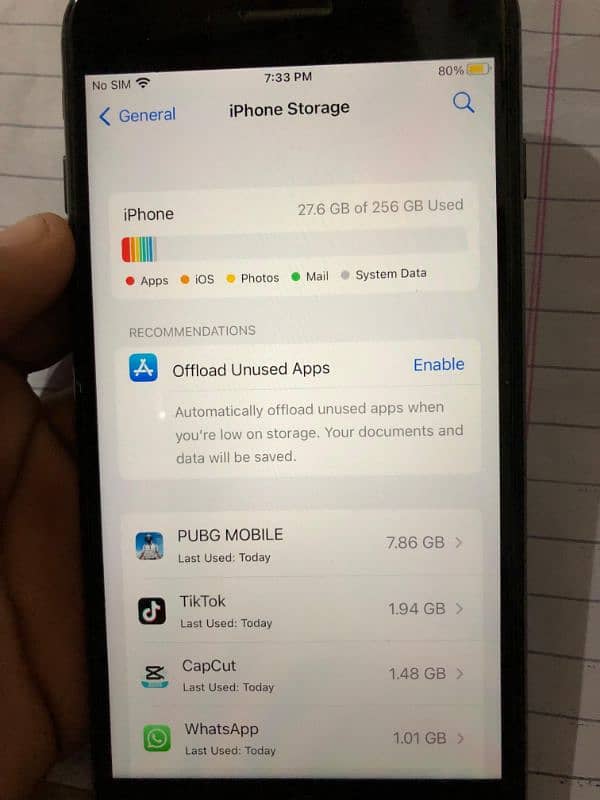 iPhone 8 plus 256 gb black colour 2