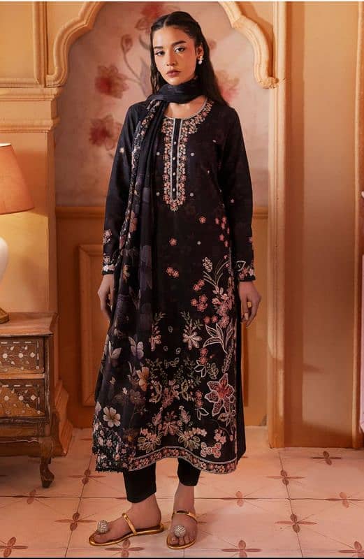 Embroidered  lawn suit 2