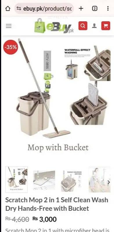 mop floor cleaner foldable 5