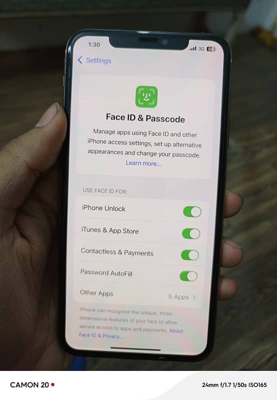 iphone 11 pro Max 256 GB Dual sim Pta Approved 9