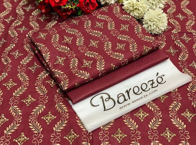 BAREEZE LAWN 2025 OPENING    EMBROIDERY LUXURY COTTON LAWN 1