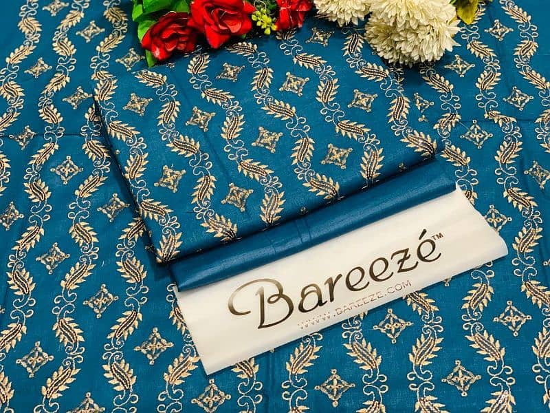 BAREEZE LAWN 2025 OPENING    EMBROIDERY LUXURY COTTON LAWN 3