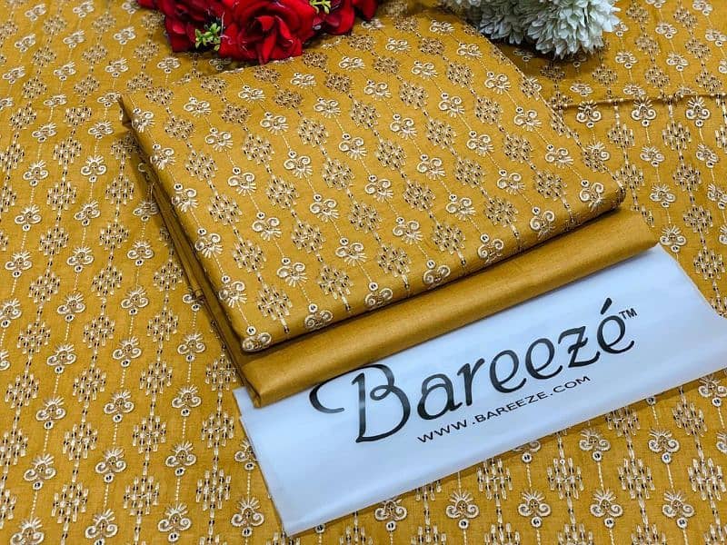 BAREEZE LAWN 2025 OPENING    EMBROIDERY LUXURY COTTON LAWN 7