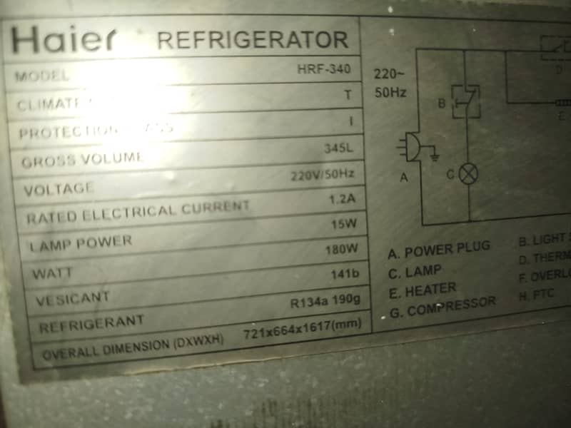 Haier refrigerator 2