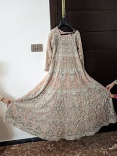 bridal bress walima light pink