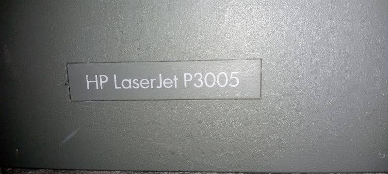 HP LASERJET PRINTER P3005 2