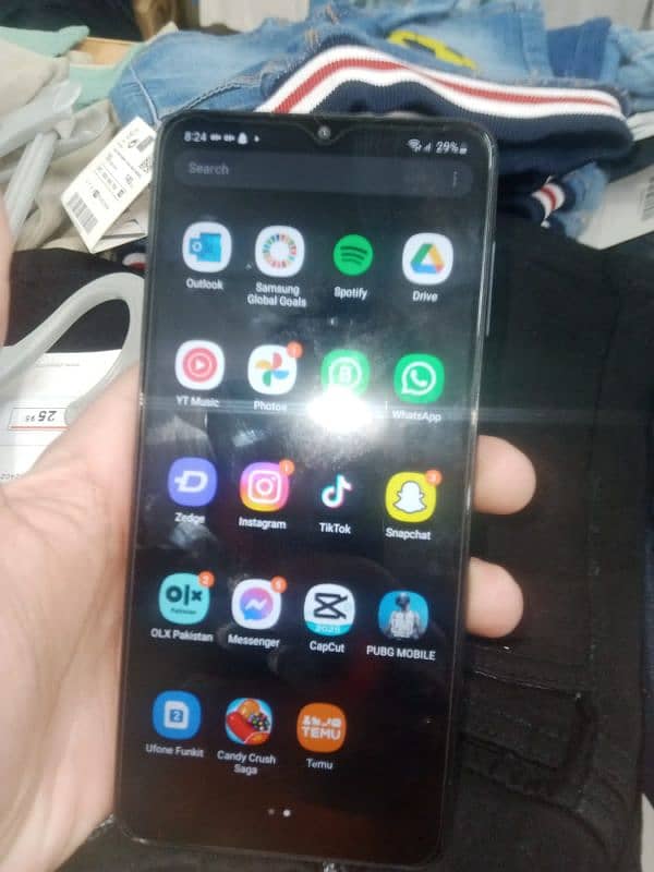 Samsung a12 4ram 64rom tuch Crack ha but all work ha 1