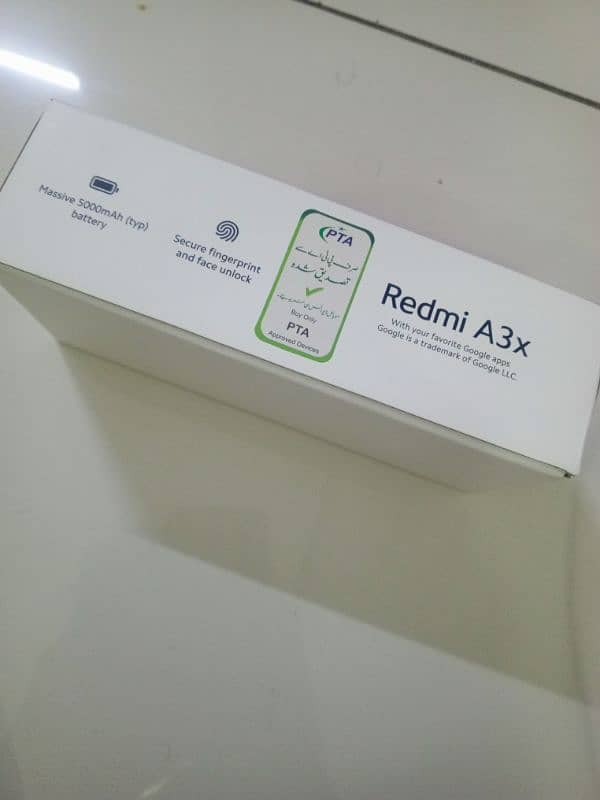 Redmi A3x (3/64) with box 9-10 month warranty left 1