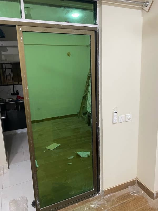 Aluminum mirror sliding door new made 3