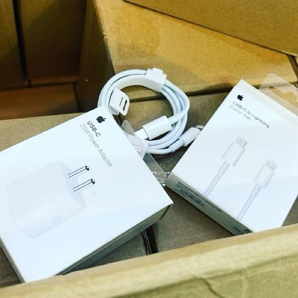 iPhone 20W  Fast Charger With Cable iPhone 16,15, 14, 13, 12, 11, X 1