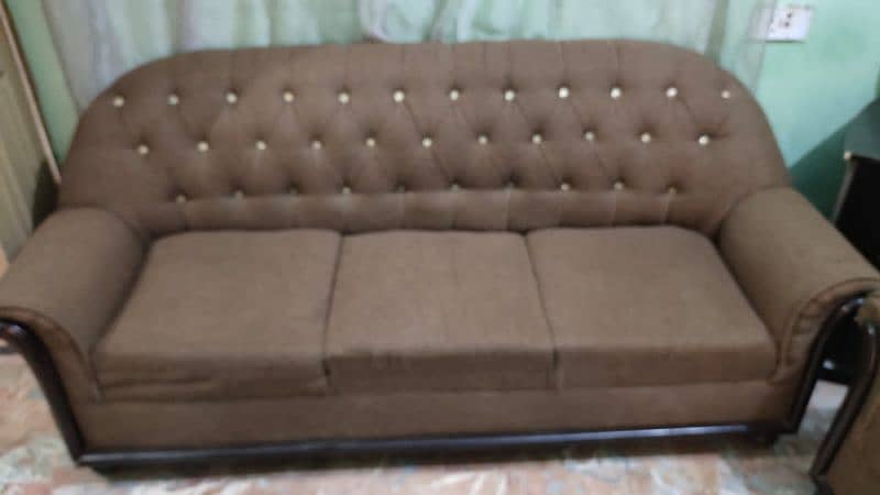 5 Seater Sofa Pure Wood 0