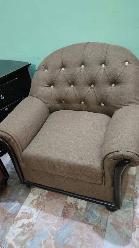 5 Seater Sofa Pure Wood 1