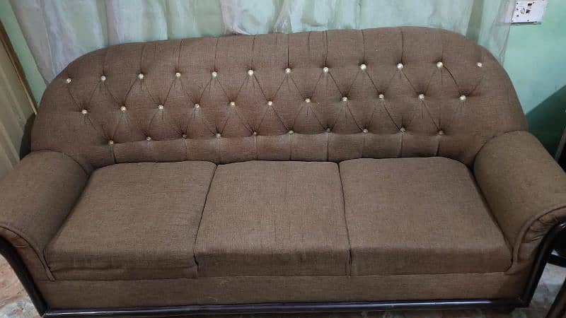 5 Seater Sofa Pure Wood 2