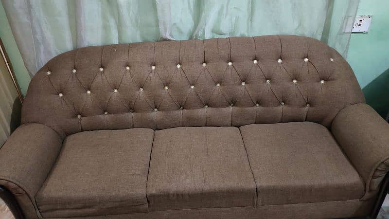 5 Seater Sofa Pure Wood 3