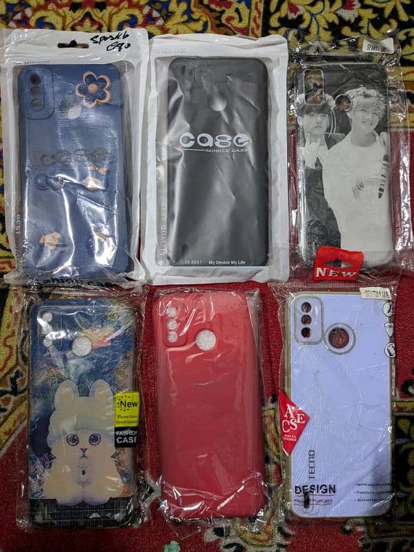 Tecno Spark 6 go x6 Back Covers 0