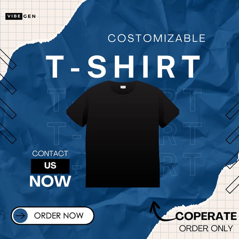 Corporate & Promotional T-Shirts – Best Rates in Pakistan! 0