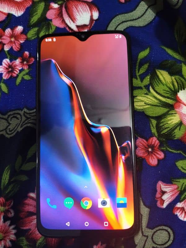 OnePlus 6t 10 by 9.5 condition 8 128GB exchange possible 9