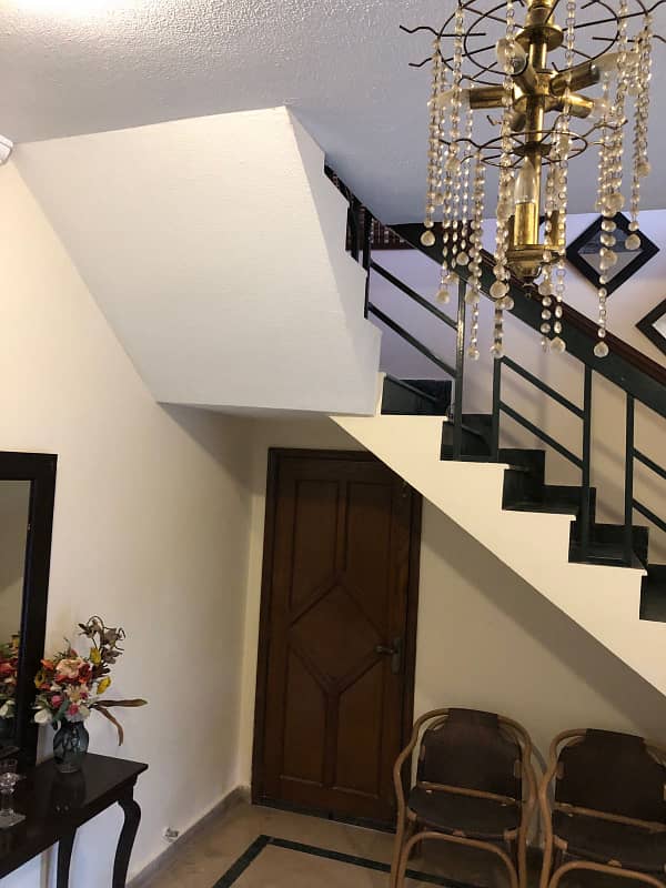 Furnished portion for rent in Dha phase 7 near p. k. l. i 6