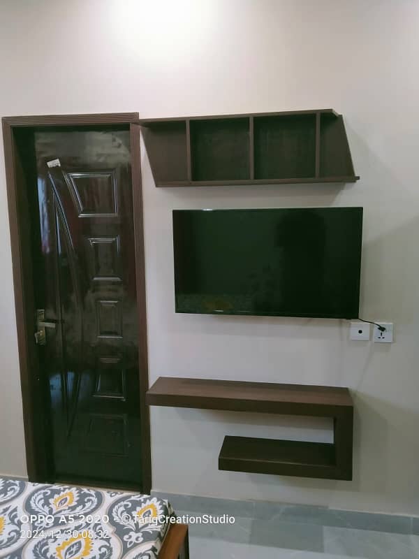 Furnished portion for rent in Dha phase 7 near p. k. l. i 8