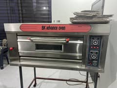 Pizza oven double deck oven