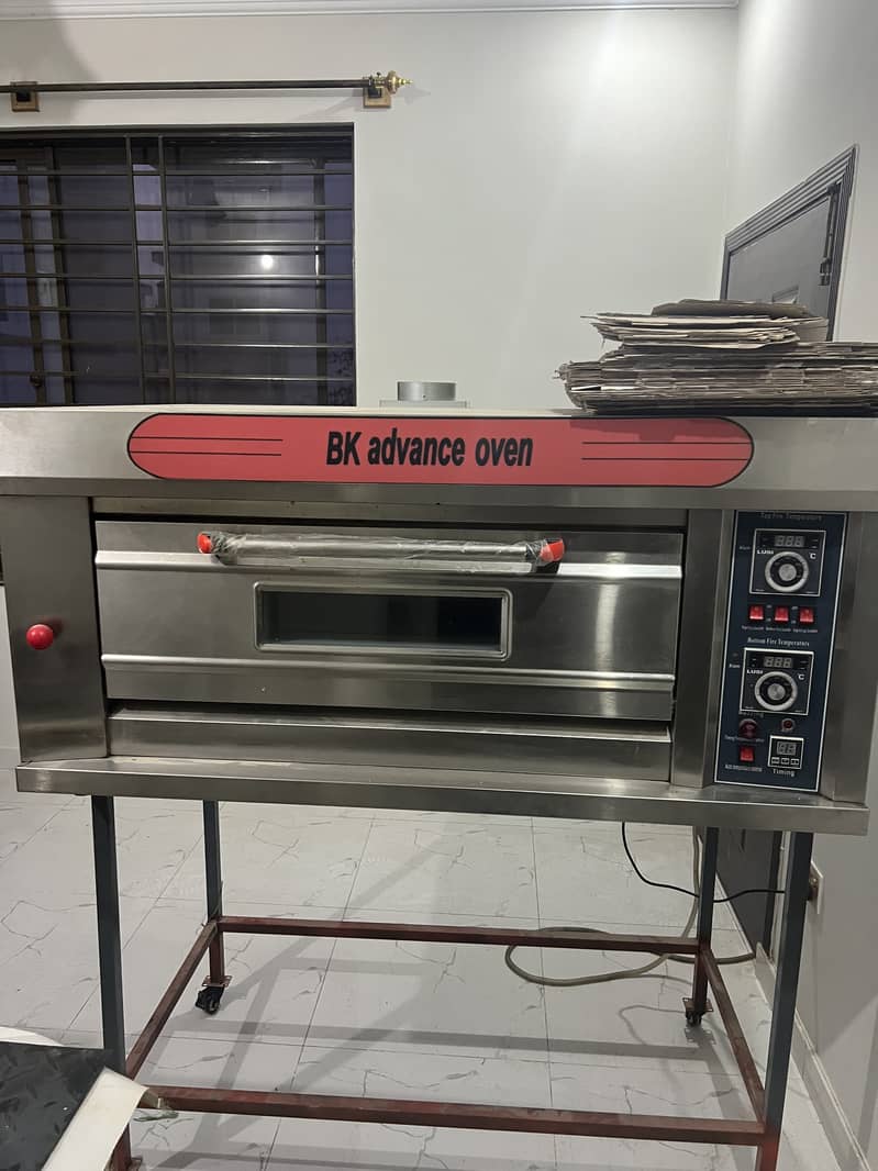 Pizza oven double deck oven 1