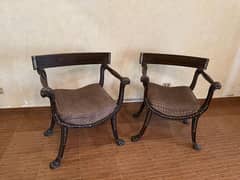 Set of chairs and home decoration