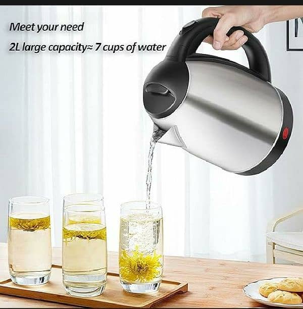 2L National Panasonic Electric Kettle Stainless Steel High-Quality 1