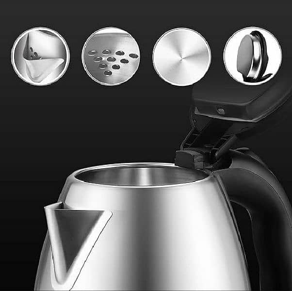 2L National Panasonic Electric Kettle Stainless Steel High-Quality 3